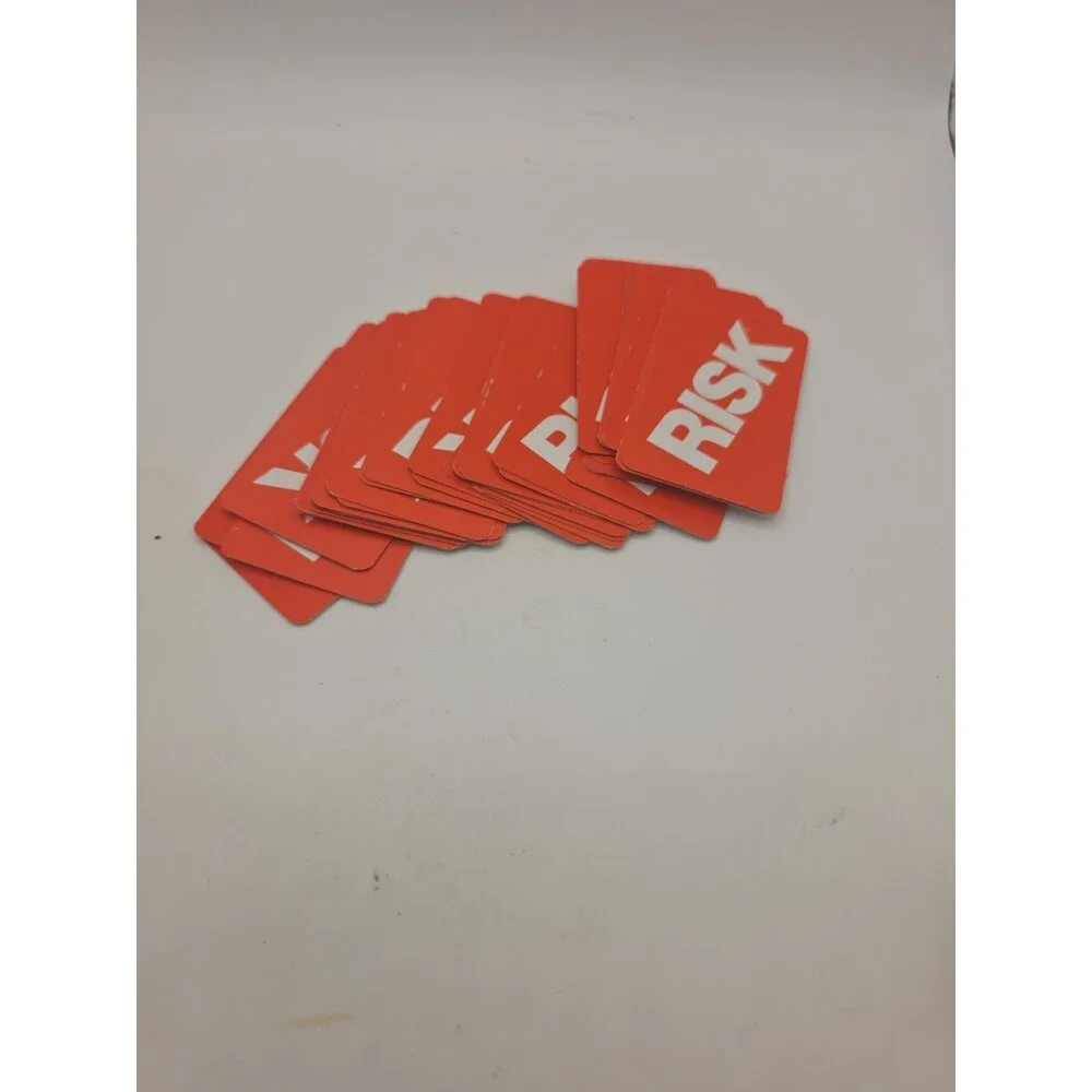 Parker Brothers RISK Game Cards 1980 DECK 44 CARDS Replacement Set Complete
